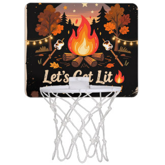 Bonfire Beer Pong Table 🔥 | Outdoor Party Mini Basketball Hoop
