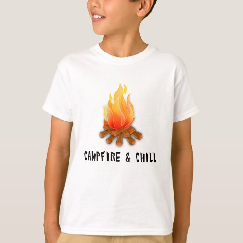 Bonfire Campfire and Chill T_Shirt
