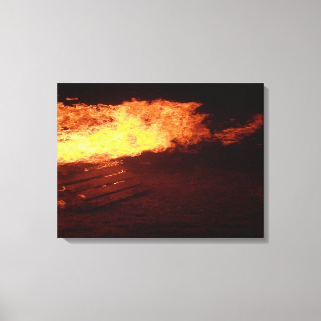 Bonfire Canvas Print (Front)