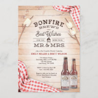 Bonfire Couple's Shower Invitation