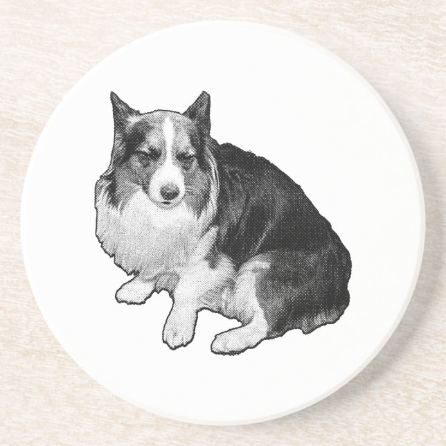 Bonfire Dot Rim Coaster (Front)