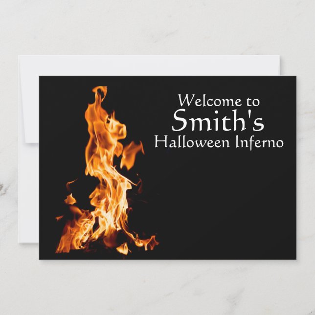 Bonfire Invitation (Front)