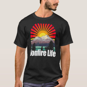 Bonfire Life Camper Outdoor Camp Wild Nature Tour  T-Shirt