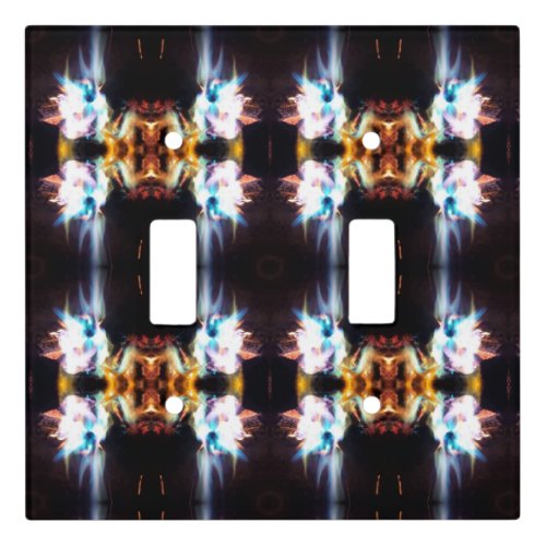 Bonfire  Mirror Tiled  Light Switch Cover