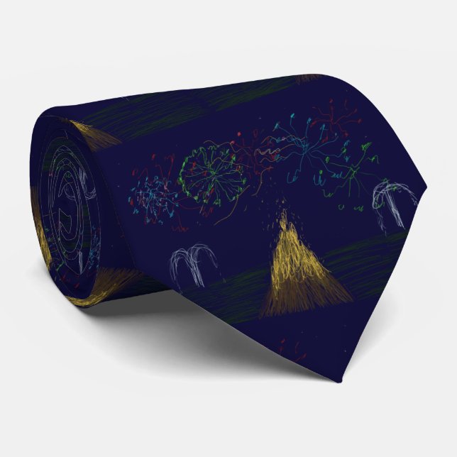 Bonfire Night Tie (Rolled)