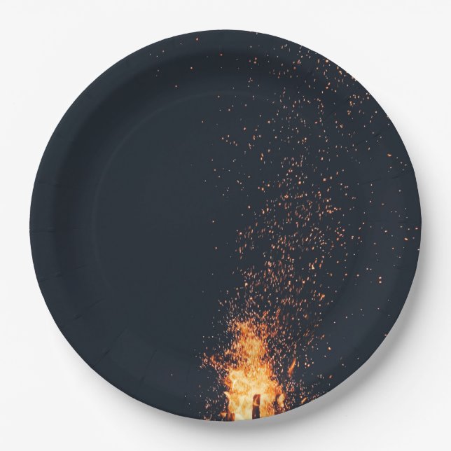 bonfire paper plates (Front)