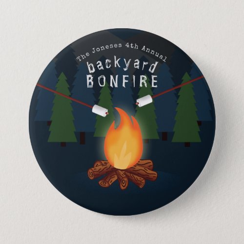 Bonfire Party Button