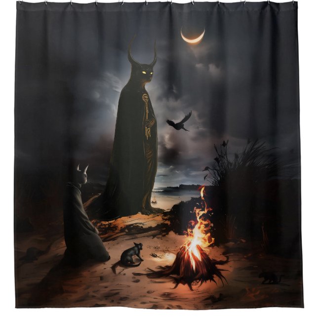 Bonfire Shower Curtain (Front)