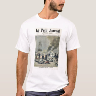 Bonfires lit to celebrate the summer solstice in T-Shirt