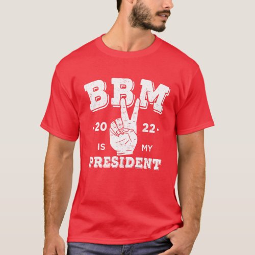 Bong Bong Marcos President BBM 2022 Peace Red T_Shirt