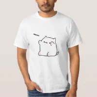  bongo cat meme tshirt with a cute bongo cat : Clothing