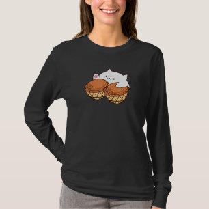 Bongo Cat merch Cute cat meme T-Shirt
