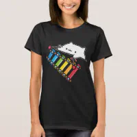  bongo cat meme tshirt with a cute bongo cat : Clothing