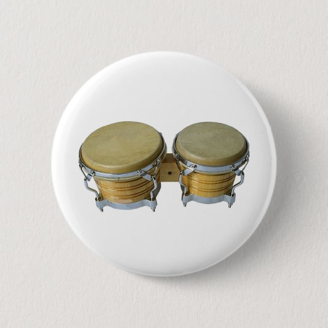 Bongo Drums Button (Front)