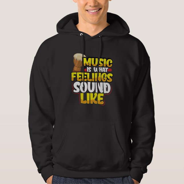 Bongo Drums Hoodie (Front)