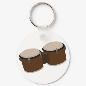 Bongo Drums Keychain