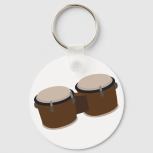 Bongo Drums Keychain