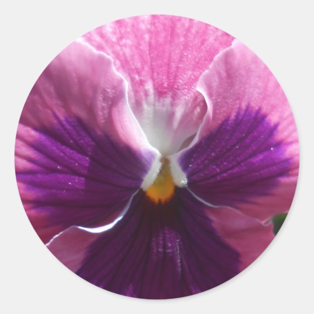 Bonheur Classic Round Sticker (Front)