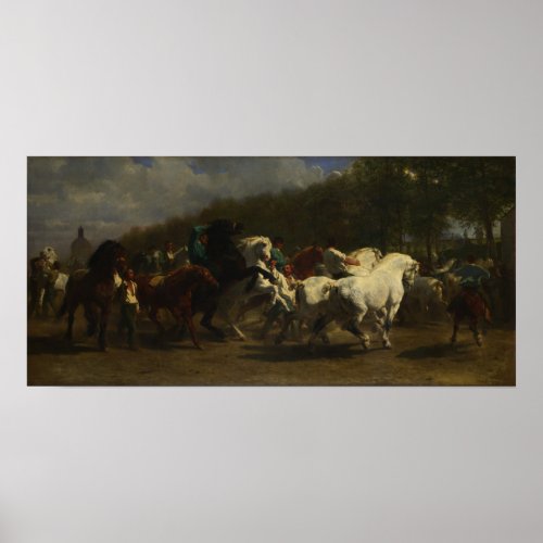 Bonheur _ The Horse Fair 1855 Poster
