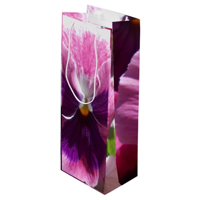 Bonheur Wine Gift Bag (Front Angled)