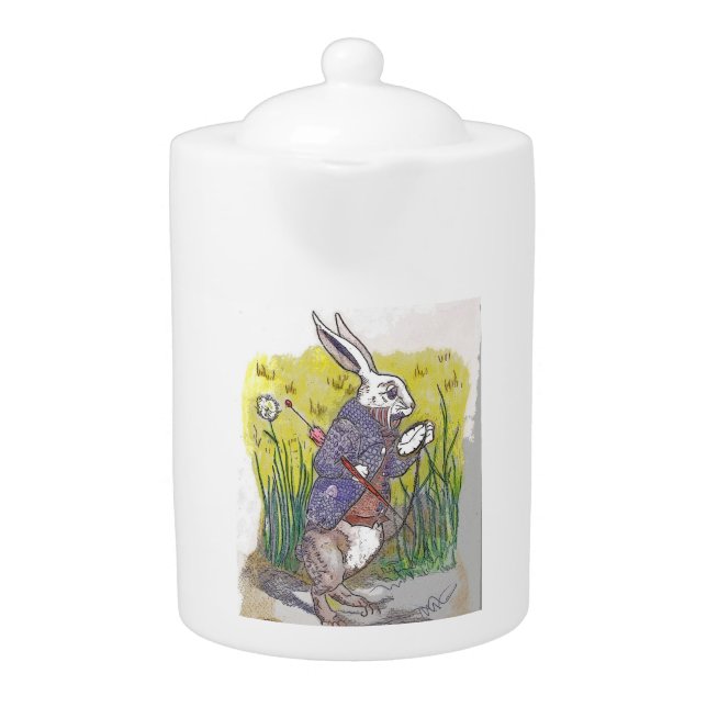 Bonhomme Bunny with Pocket Watch Teapot (Front)