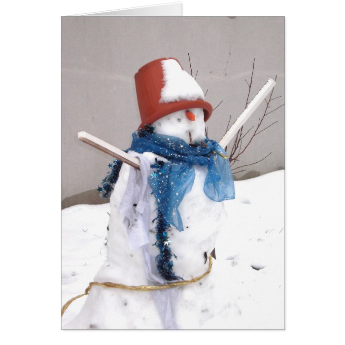 Bonhomme de Neige Greeting Cards