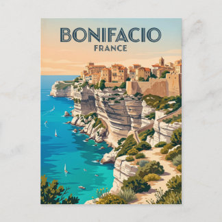 Bonifacio Citadel France Postcard