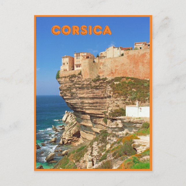 Bonifacio, Corsica, France Postcard (Front)