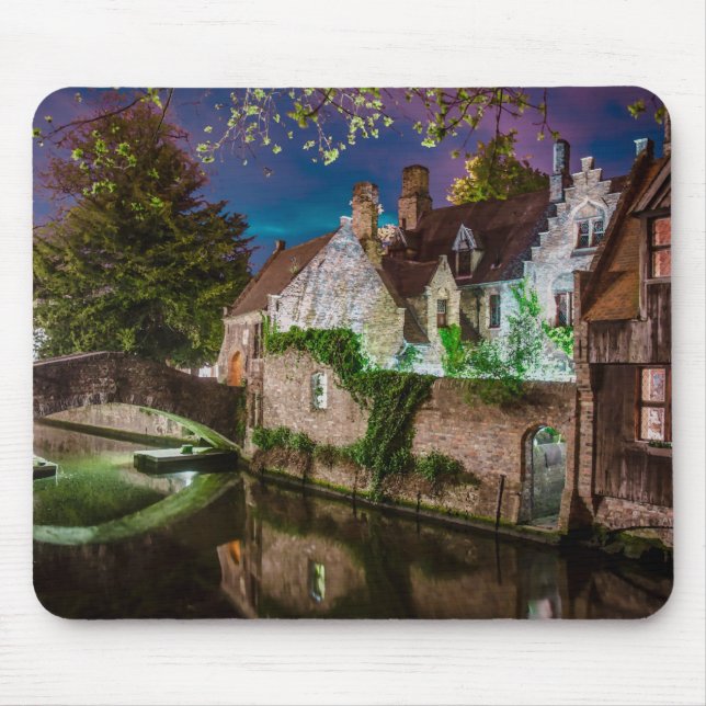 Bonifacius Bridge in Bruges Mouse Pad (Front)