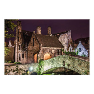 Bonifacius Bridge in Bruges Photo Print