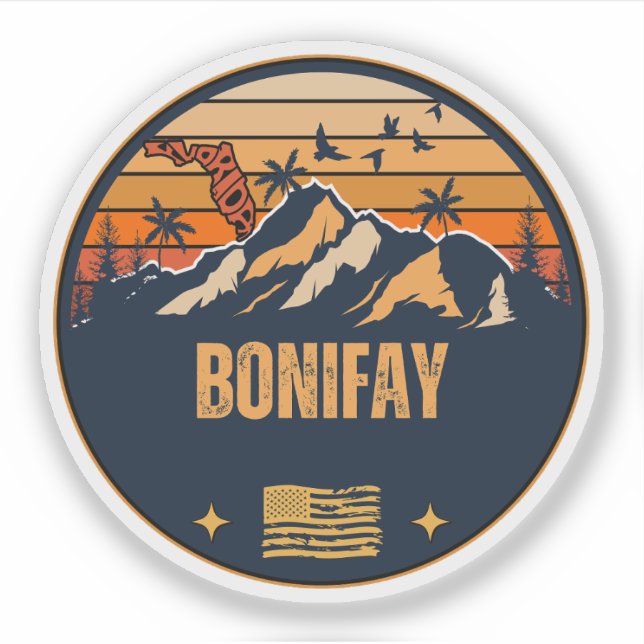 Bonifay, Florida  Sticker (Front)