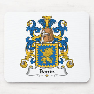 Bonin Family Crest Mouse Pad
