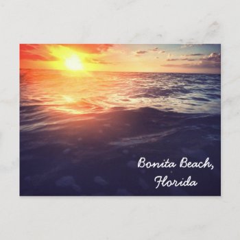Bonita Beach Sunset Postcard by PhotosfromFlorida at Zazzle