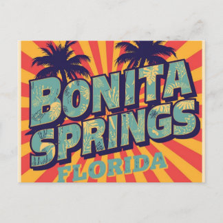 Bonita springs dreaming postcard