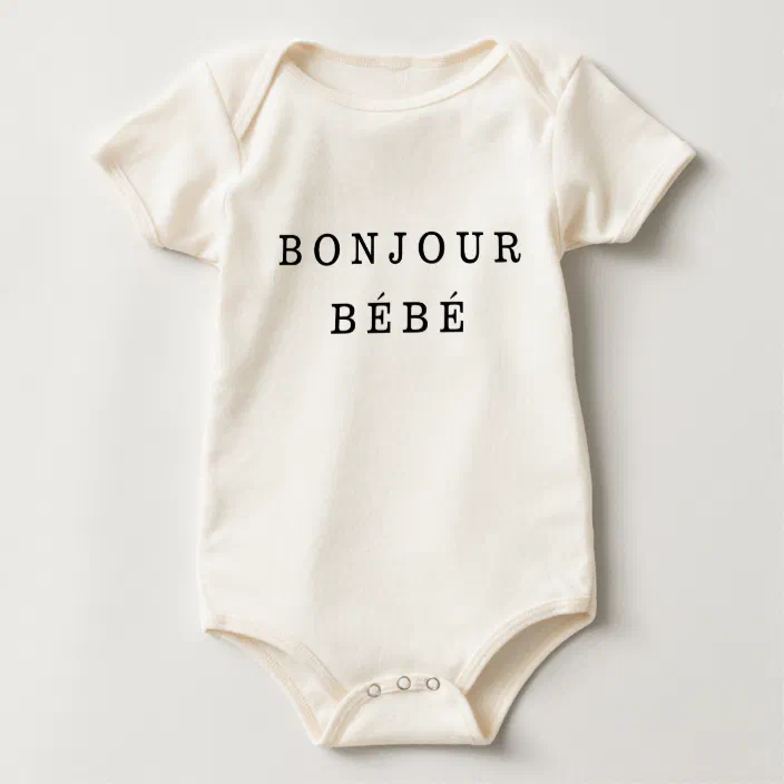 Bonjour Bebe Baby Bodysuit Zazzle Com