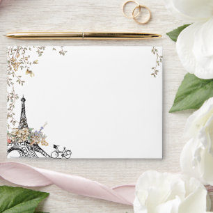 Bonjour Bebe French Gender Neutral Baby Shower Envelope