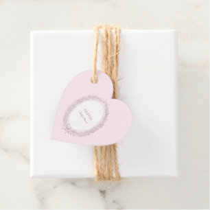Bonjour Bebe French Patisserie Baby Shower Pink Favor Tags