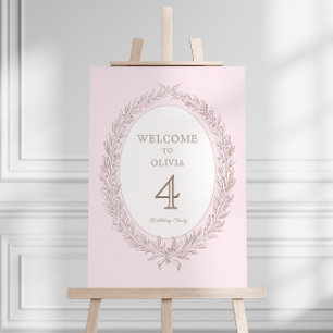 Bonjour Bebe French Patisserie Birthday Party Foam Board