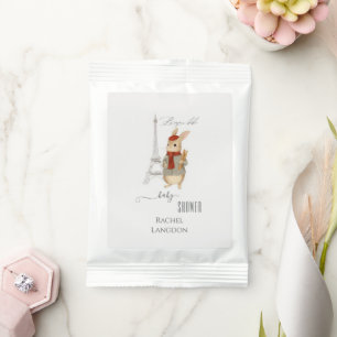 Bonjour Bebe French Rabbit Baby Shower Hot Chocolate Drink Mix