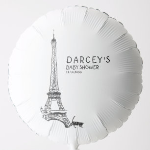 Bonjour Bebe Gender Neutral Baby Shower Balloon