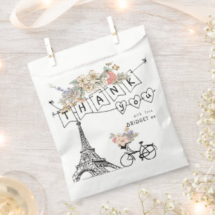 Bonjour Bebe Gender Neutral Baby Shower Favor Bag