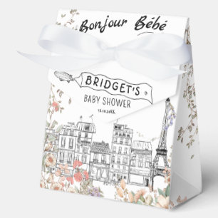 Bonjour Bebe Gender Neutral Baby Shower Favor Boxes