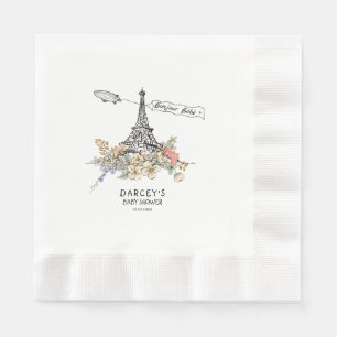 Bonjour Bebe Gender Neutral Baby Shower Napkins