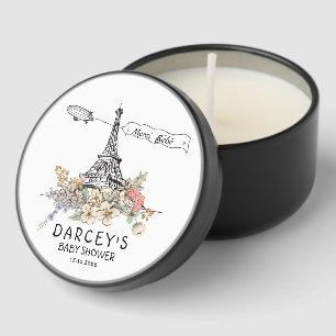 Bonjour Bebe Gender Neutral Baby Shower Thank You Mini Candle Favors