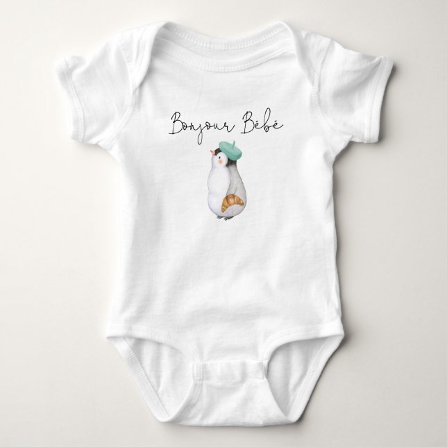 Bonjour Bebe Paris French Baby  Baby Bodysuit (Front)