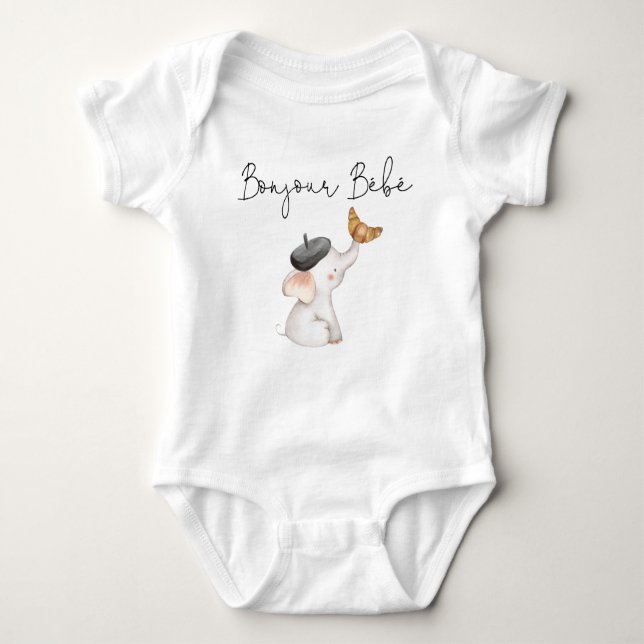 Bonjour Bebe Paris French Baby  Bodysuit (Front)