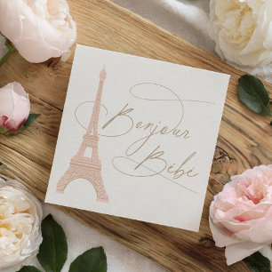 Bonjour Bebe Paris French Baby Shower Napkins