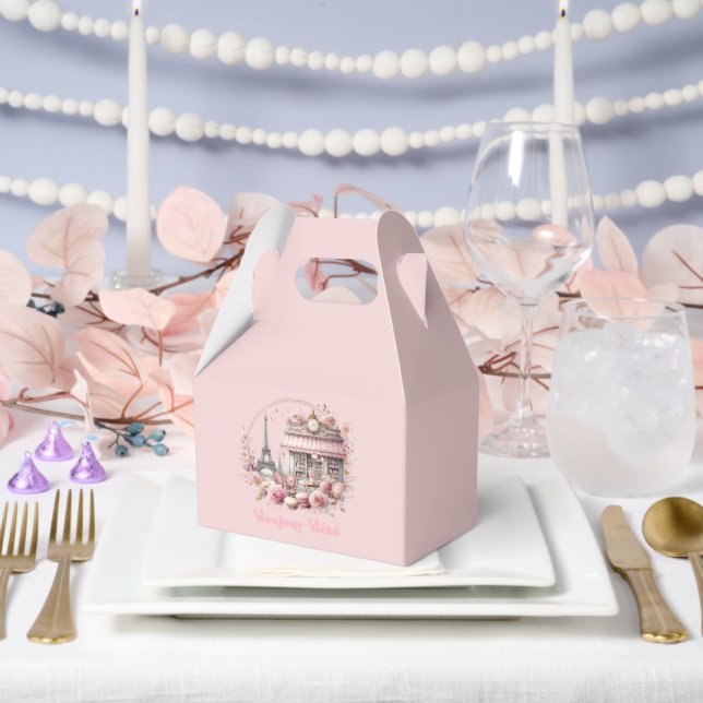 Bonjour Bébé Parisian Chic Baby Shower Favor Boxes (Wedding)