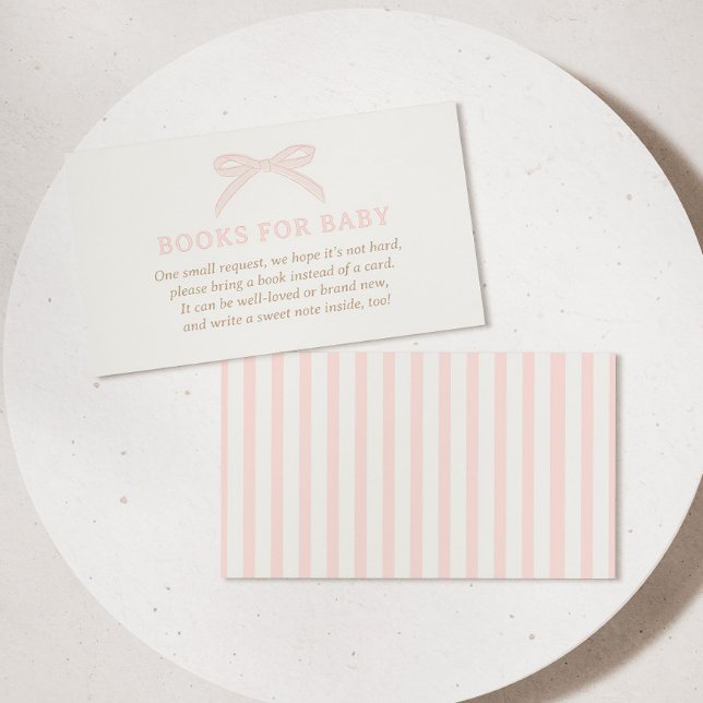 Bonjour Bébé Pink Paris Eiffel Books for Baby Enclosure Card (Creator Uploaded)