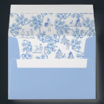 Bonjour Bebe Romantic French Girl Baby Shower  Env Envelope<br><div class="desc">Bonjour Bebe Romantic French Girl Baby Shower envelope features baby elephant with pastel pink beret and croissant. Romantic, pastel pink French toile. It is perfect for girl, romantic, French baby showers. All of the text on this invitation can be personalized with your desired details. You can change background color, font...</div>